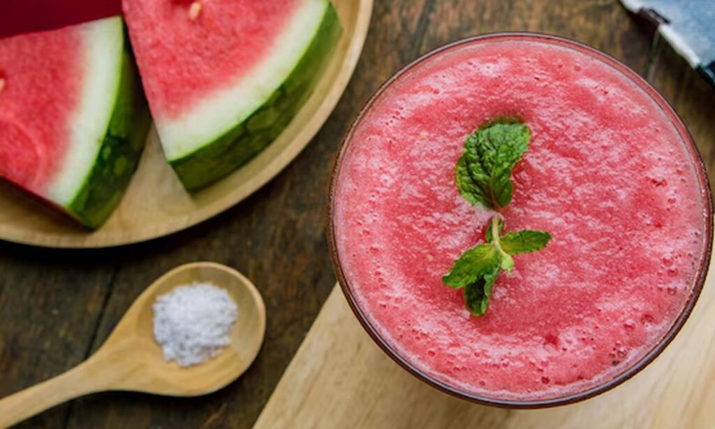Salt on Watermelon