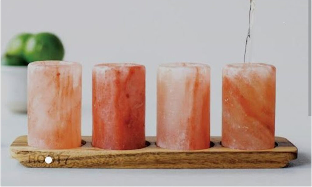 himalayan salt shot glasses