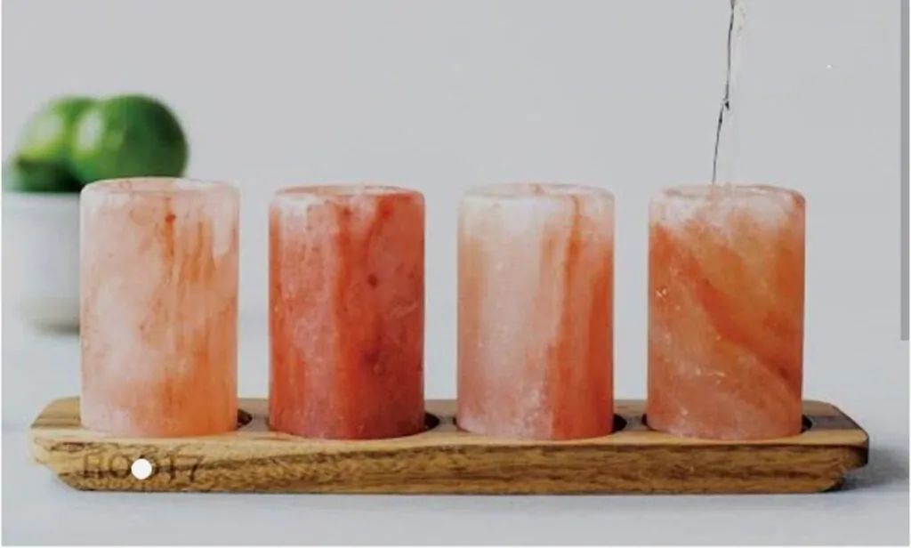 himalayan salt shot glasses