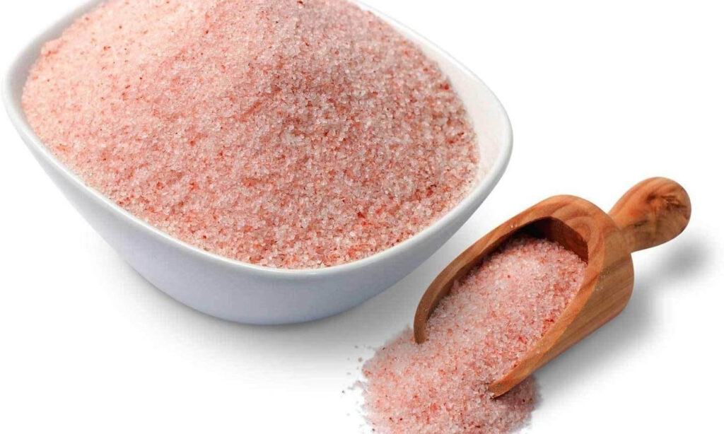 natural pink salt powder